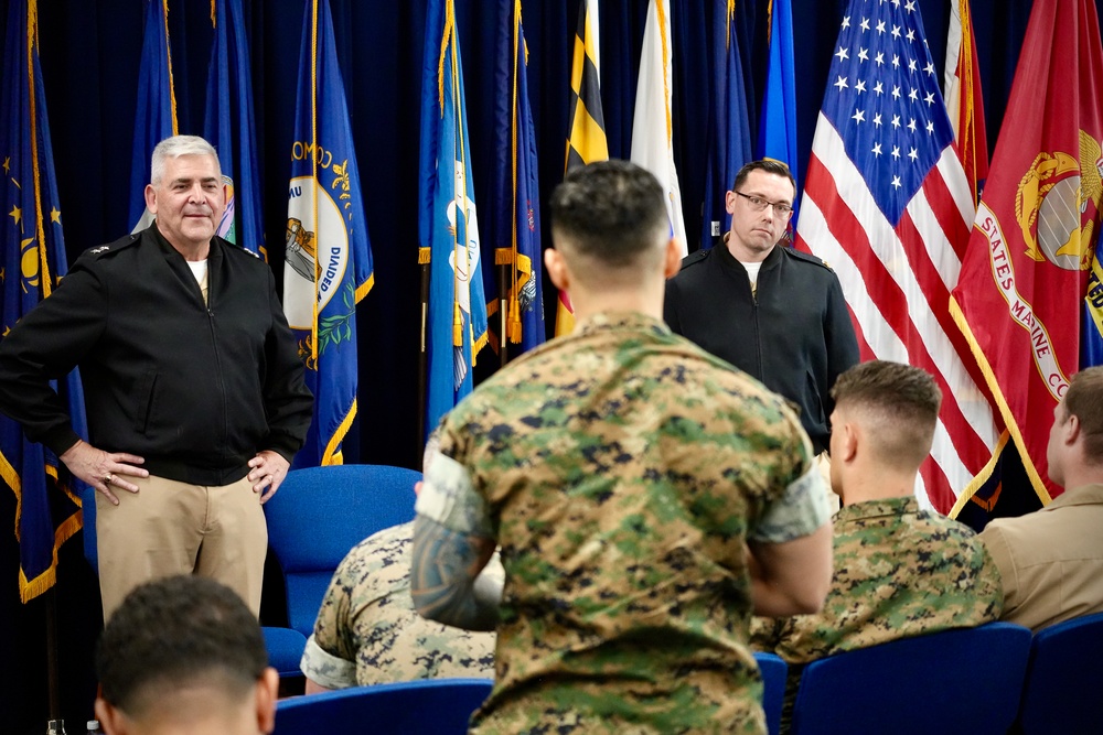 Navy Chief of Chaplains and Senior Enlisted Leader visit Naval Station Newport