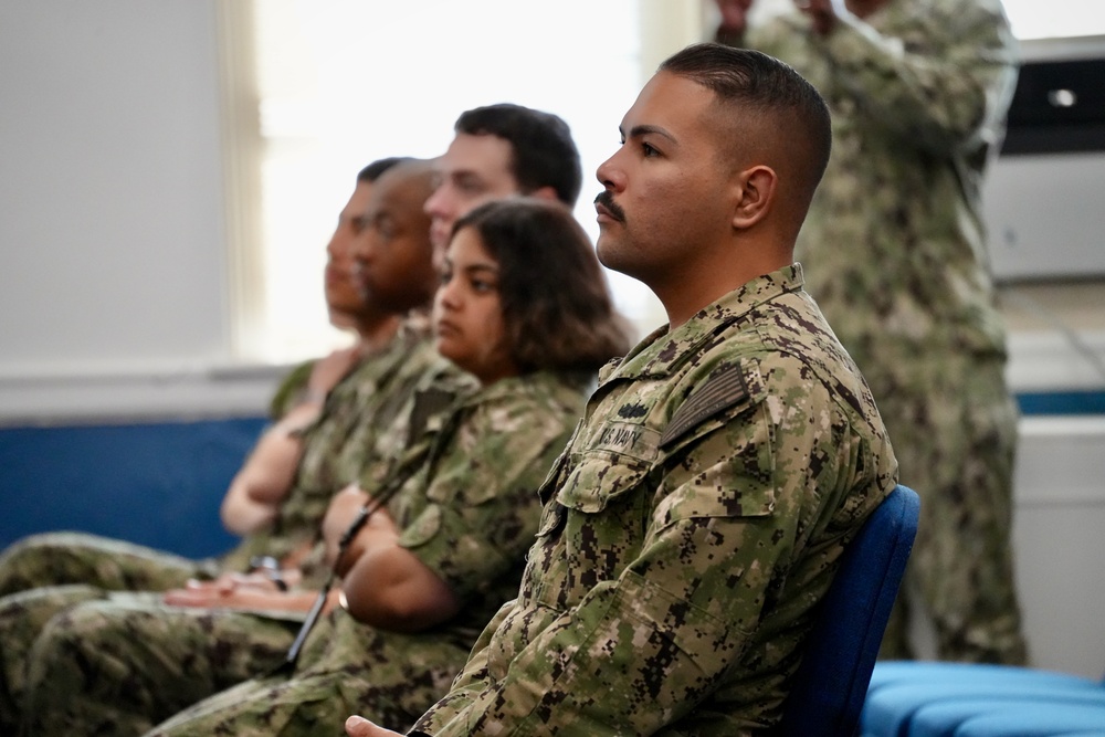 Navy Chief of Chaplains and Senior Enlisted Leader visit Naval Station Newport