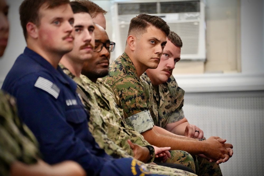 Navy Chief of Chaplains and Senior Enlisted Leader visit Naval Station Newport