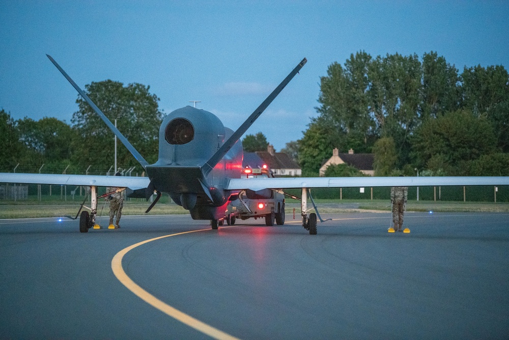 501st CSW supports first RQ-4B deployment in England