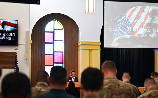 Air Commandos Celebrate Life of Staff Sgt. Tristen Wright