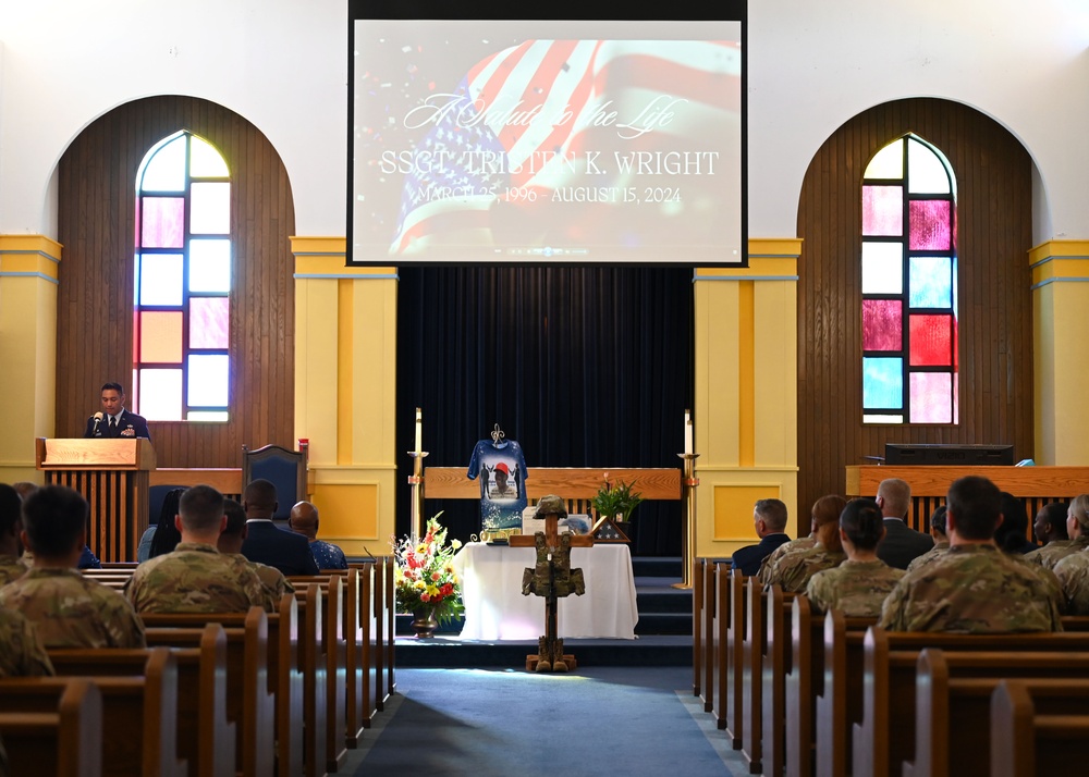 Air Commandos Celebrate Life of Staff Sgt. Tristen Wright