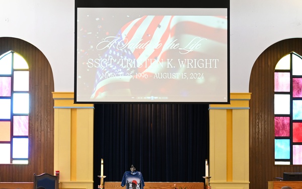Air Commandos Celebrate Life of Staff Sgt. Tristen Wright