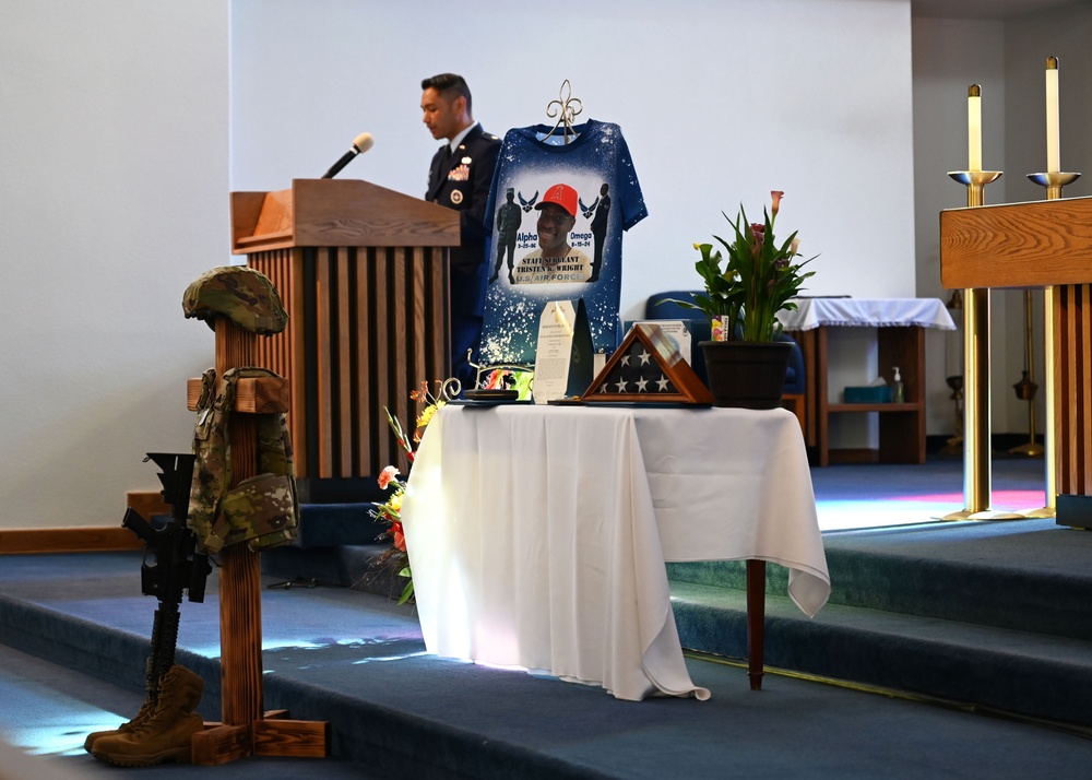 Air Commandos Celebrate Life of Staff Sgt. Tristen Wright