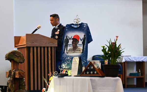 Air Commandos Celebrate Life of Staff Sgt. Tristen Wright