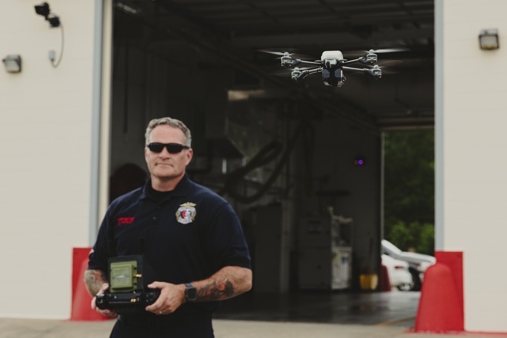 Sky Scouts of FESD – FF Ackley of Camp Geiger’s Fire Station 6