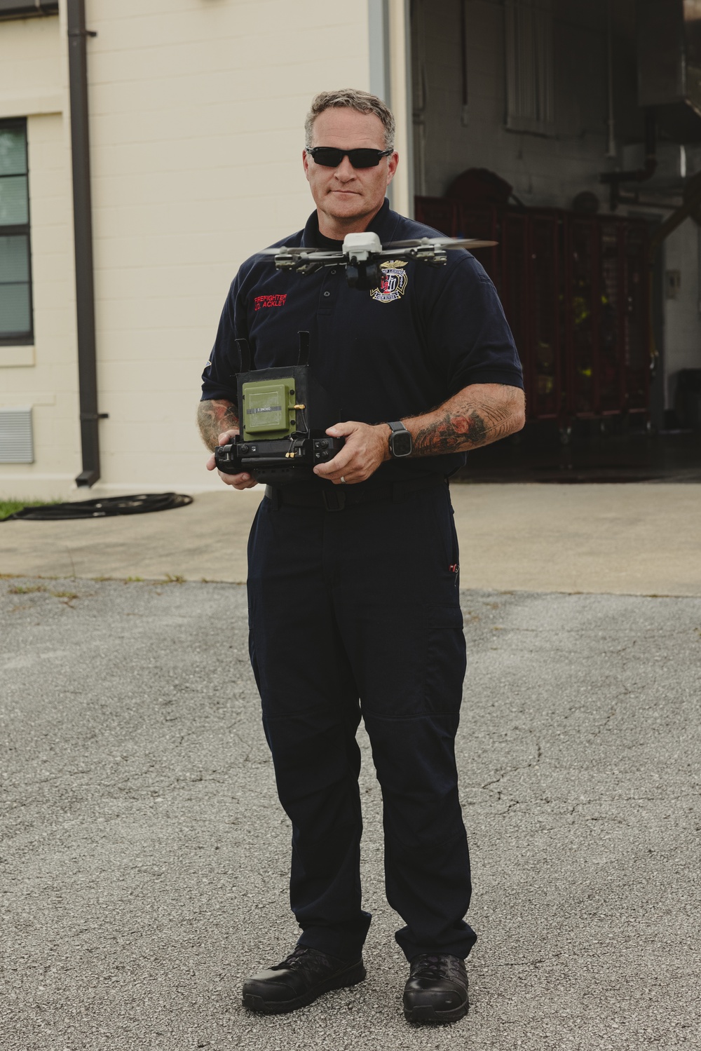 Sky Scouts of FESD – FF Ackley of Camp Geiger’s Fire Station 6