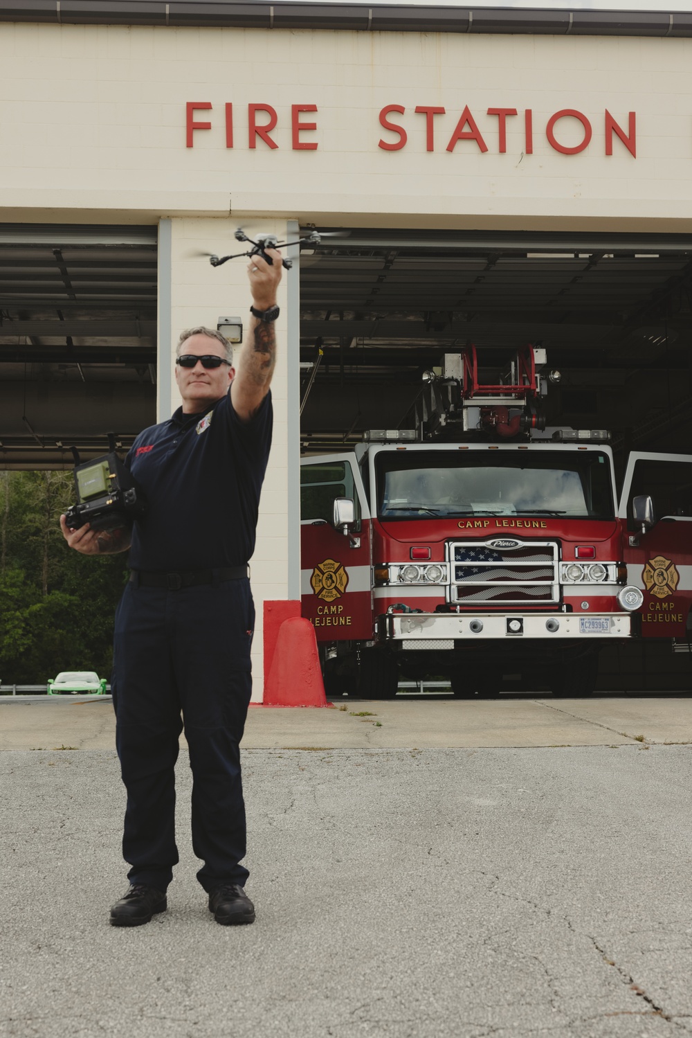 Sky Scouts of FESD – FF Ackley of Camp Geiger’s Fire Station 6