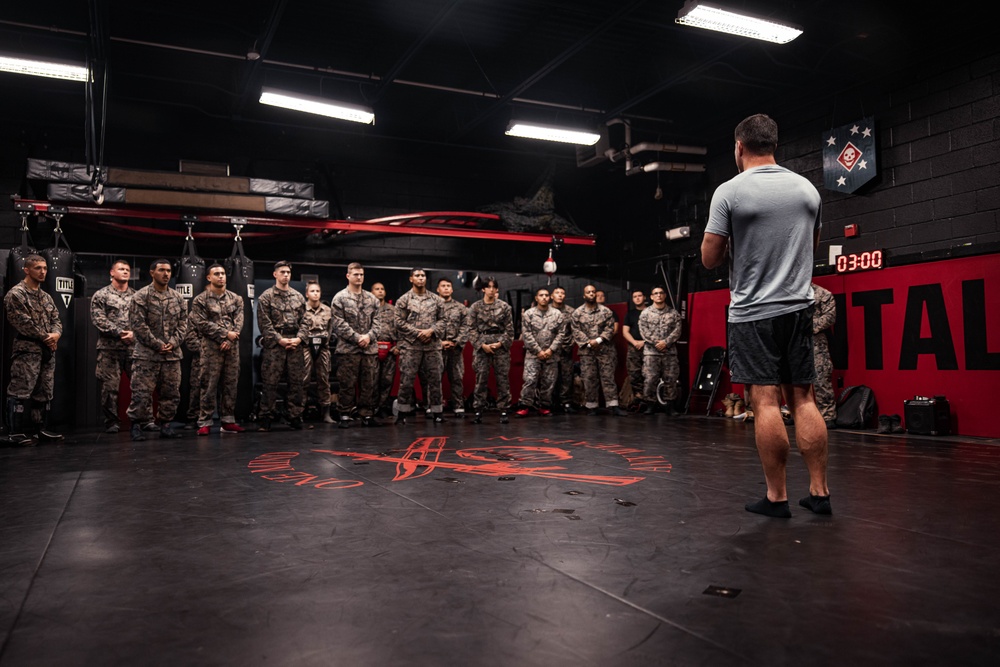 Former UFC Competitor Visits Marine Corps Base Quantico to Teach Service Members Martial Arts Techniques