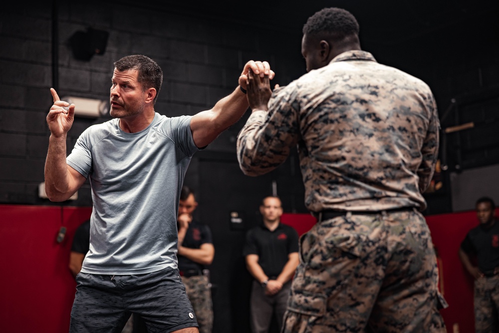 Former UFC Competitor Visits Marine Corps Base Quantico to Teach Service Members Martial Arts Techniques