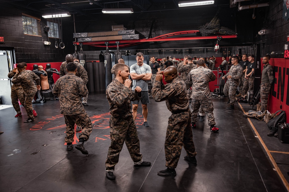 Former UFC Competitor Visits Marine Corps Base Quantico to Teach Service Members Martial Arts Techniques