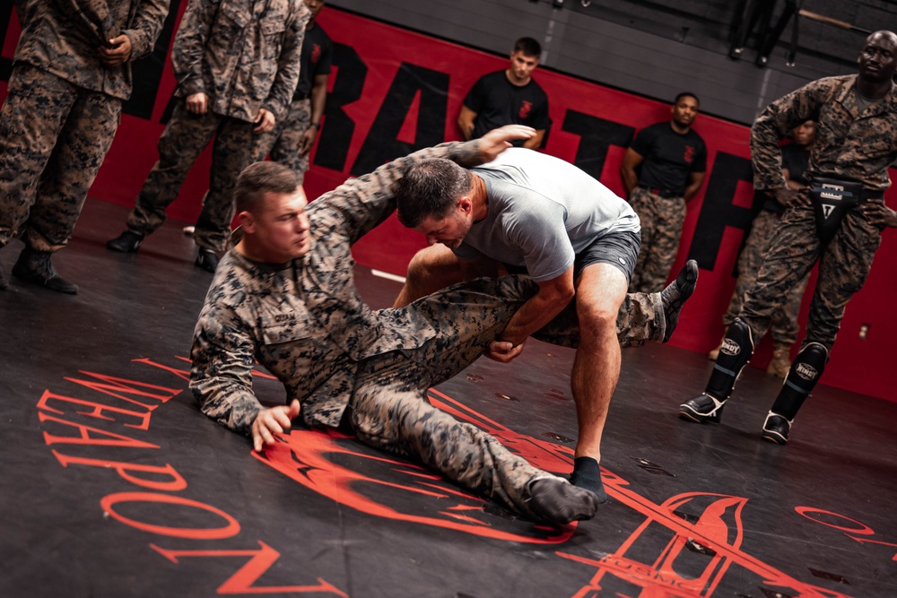 Former UFC Competitor Visits Marine Corps Base Quantico to Teach Service Members Martial Arts Techniques