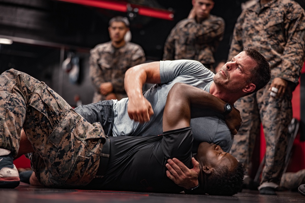 Former UFC Competitor Visits Marine Corps Base Quantico to Teach Service Members Martial Arts Techniques