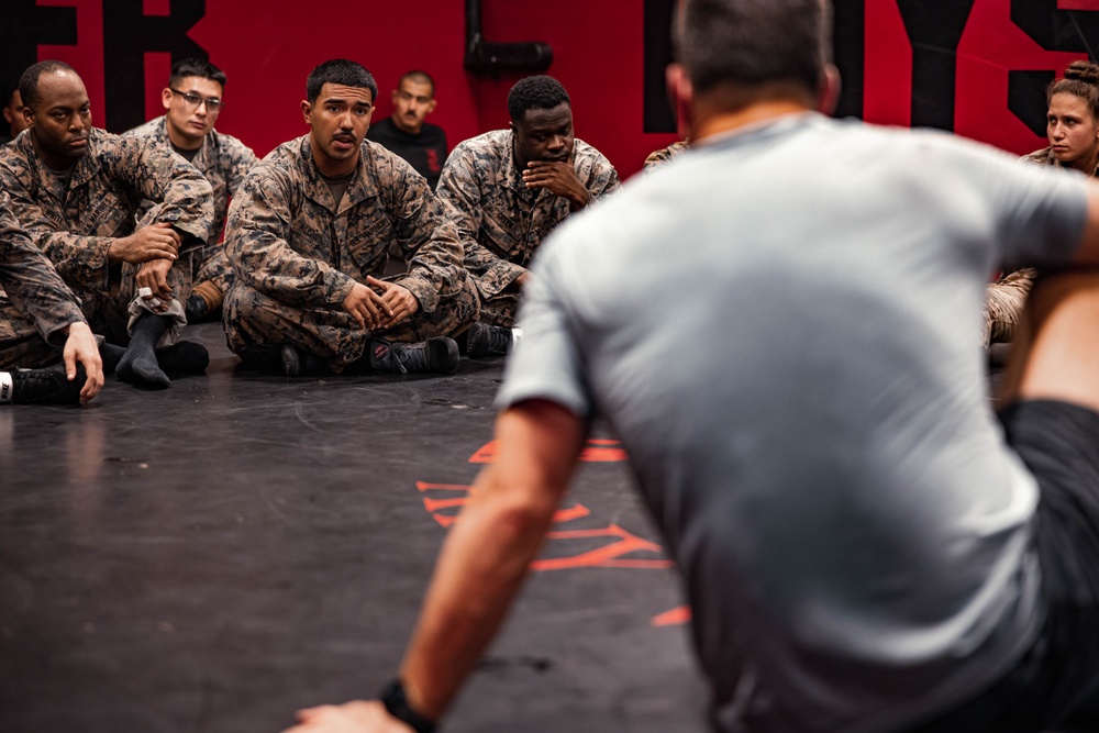 Former UFC Competitor Visits Marine Corps Base Quantico to Teach Service Members Martial Arts Techniques