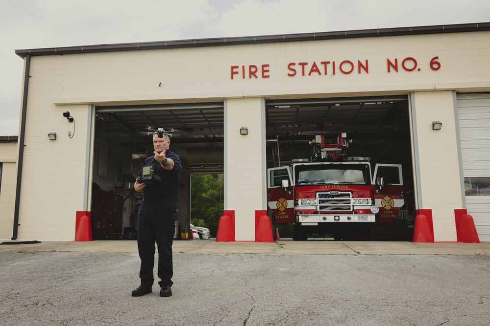 Sky Scouts of FESD – FF Ackley of Camp Geiger’s Fire Station 6