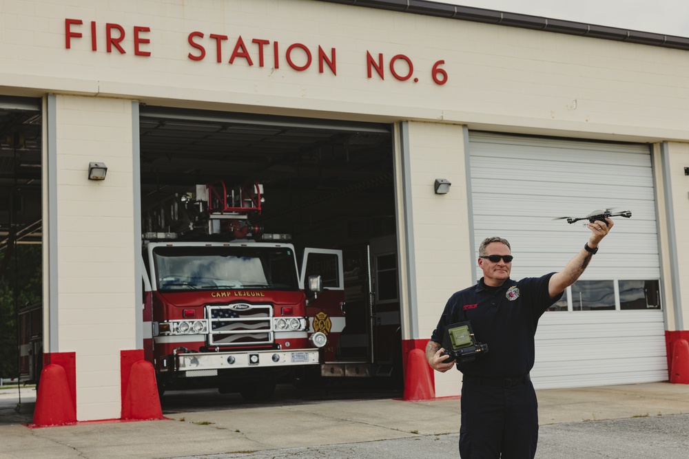 Sky Scouts of FESD – FF Ackley of Camp Geiger’s Fire Station 6