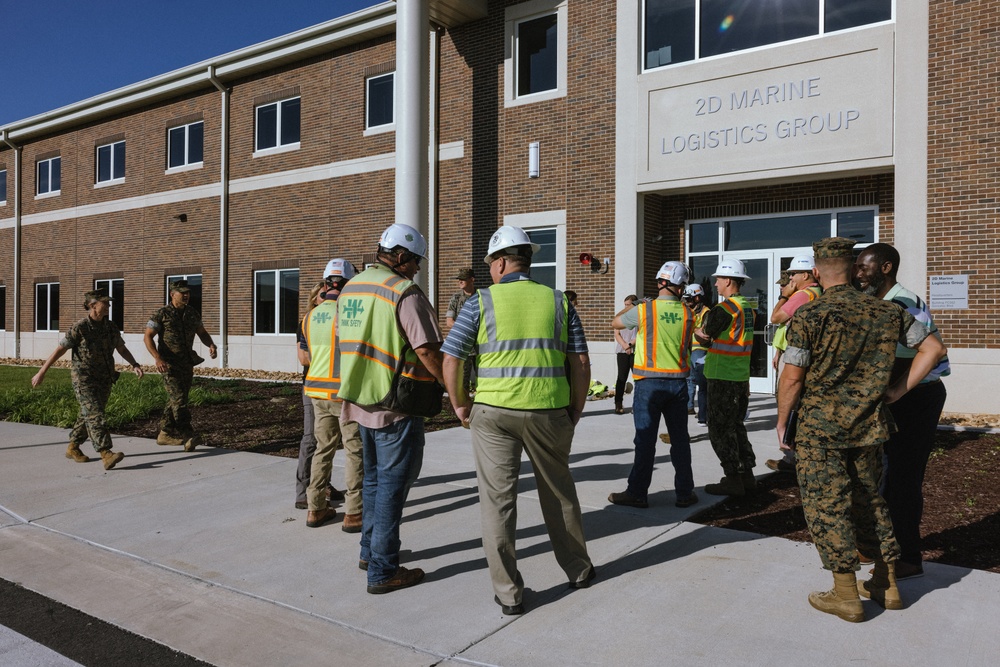 2nd MLG CG Visits Future Headquarters Building