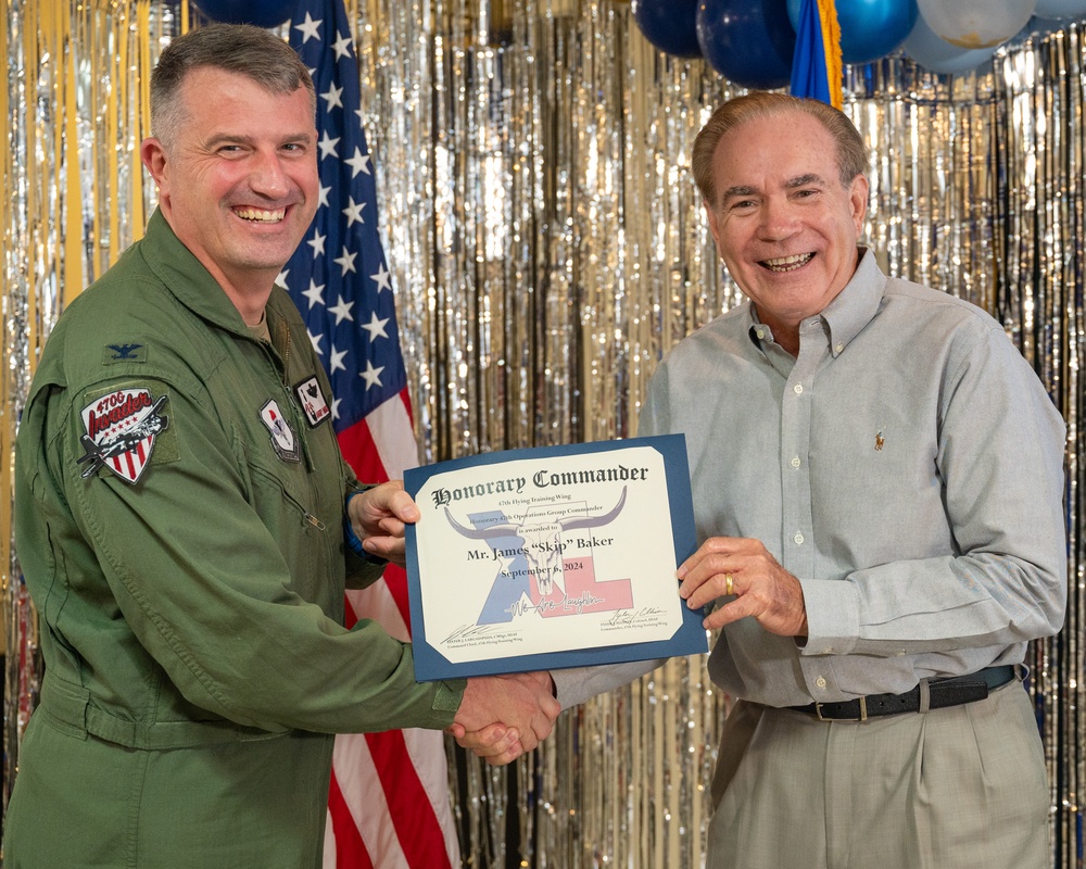 Honorary Commander Induction Ceremony