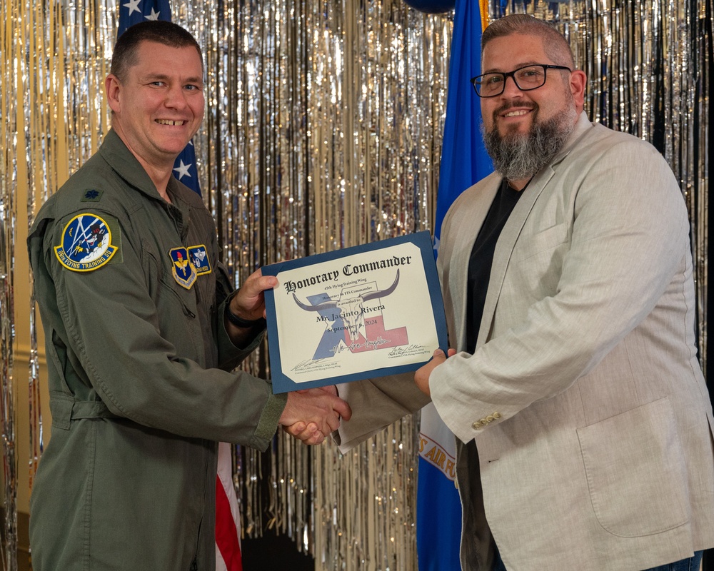 Honorary Commander Induction Ceremony