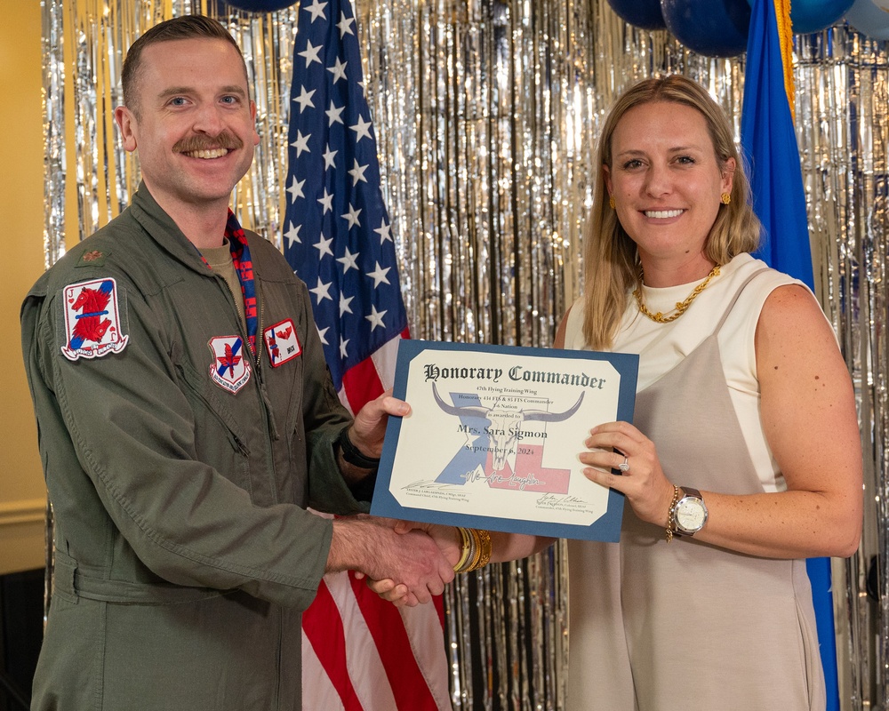 Honorary Commander Induction Ceremony
