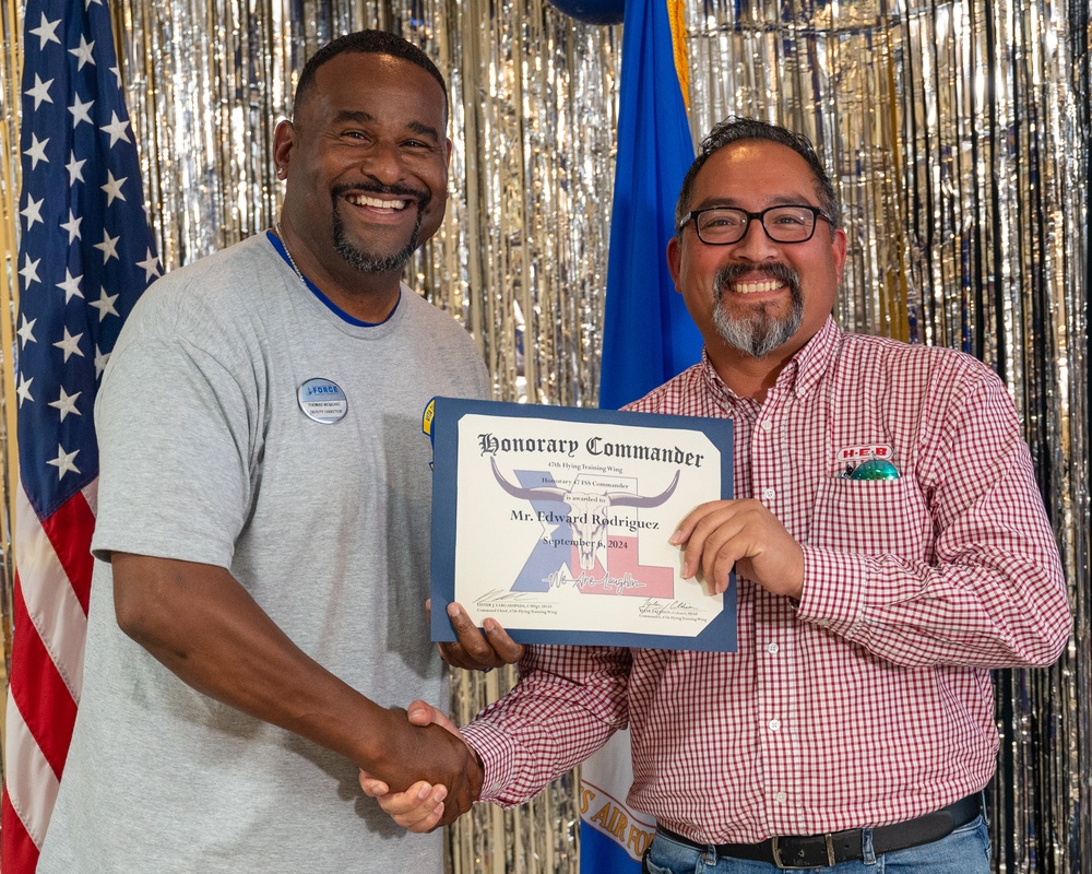 Honorary Commander Induction Ceremony