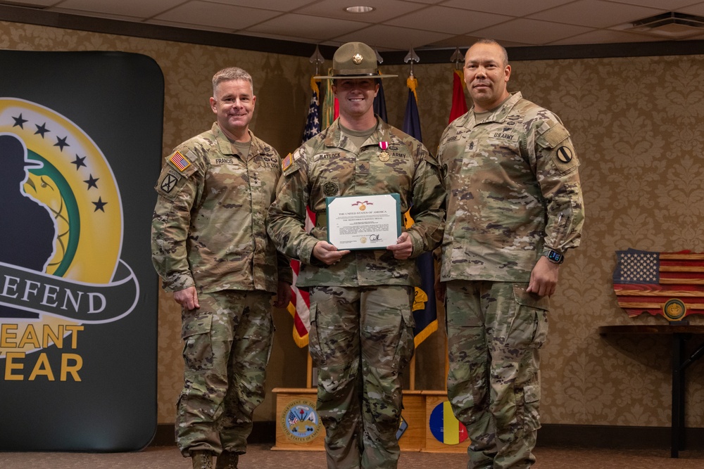 Competitors earn the coveted title of Drill Sergeant of the Year