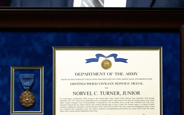 A Legacy of Dedication: Mr. Norvel Turner Jr. to Receive Distinguished Civilian Service Medal