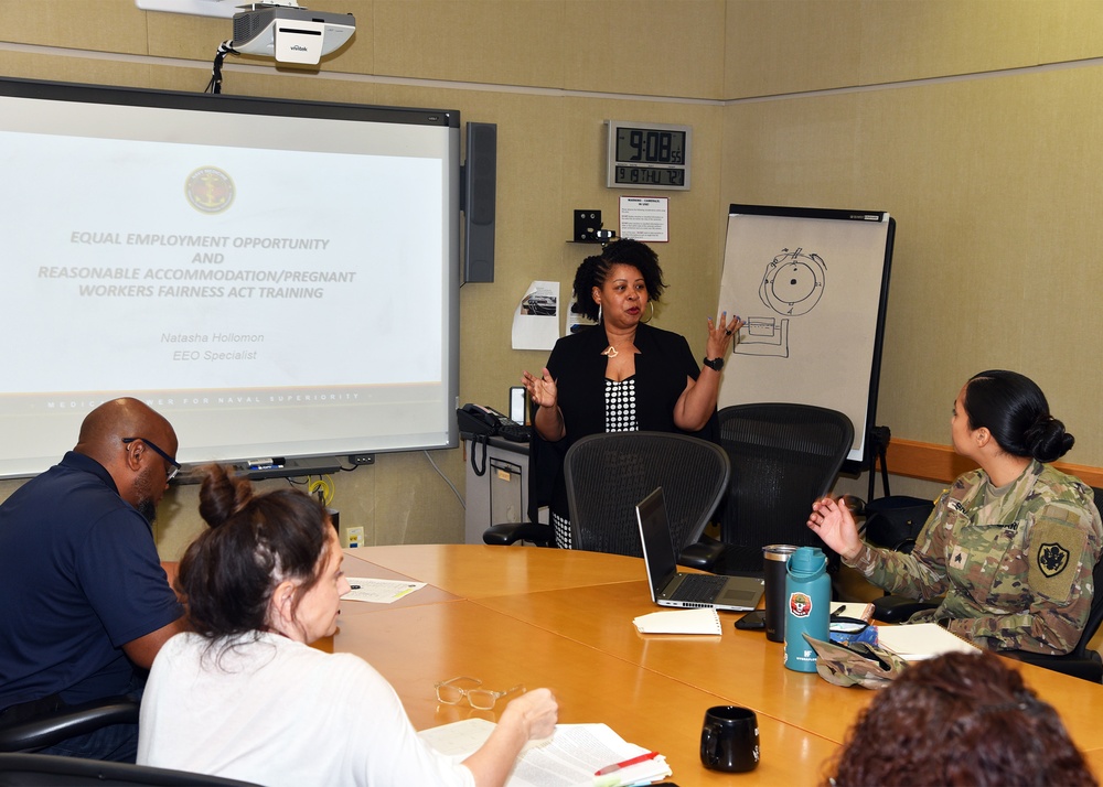 NAMRU San Antonio receives Annual EEO Training