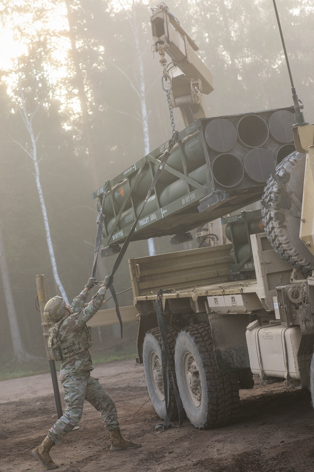 4-133 Field Artillery Regiment conducts multinational HIMARS Live Fire Exercise near Tapa, Estonia