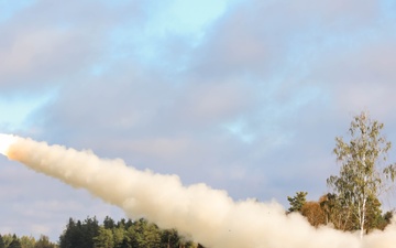 4-133 Field Artillery Regiment conducts final joint HIMARS Live Fire Exercise near Tapa, Estonia