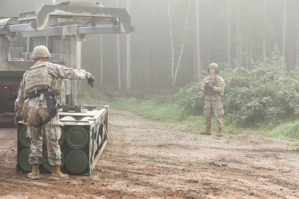 4-133 Field Artillery Regiment conducts multi-national HIMARS Live Fire Exercise near Tapa, Estonia