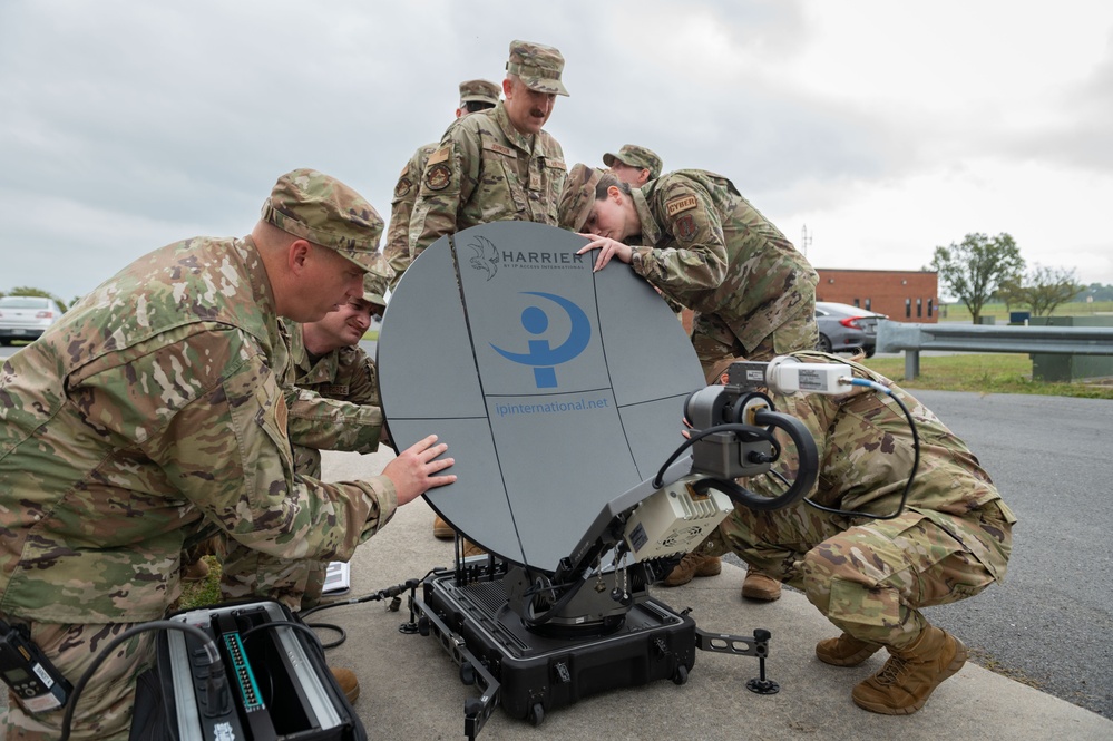 167th Communications Squadron Performs SATCOM Training