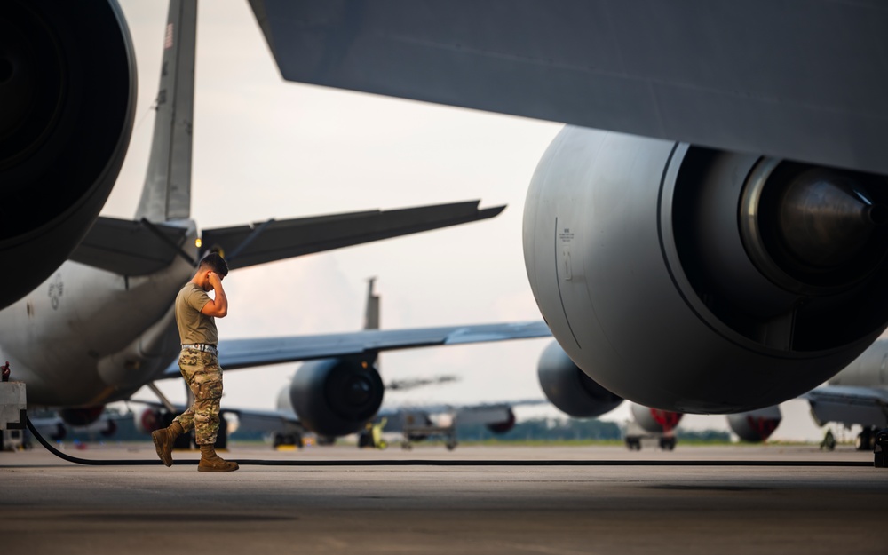 KC-135 enables the USAF's air refueling capability