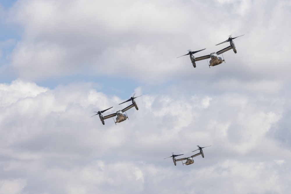 VMM-163 and VMGR-352 launch for deployment for training