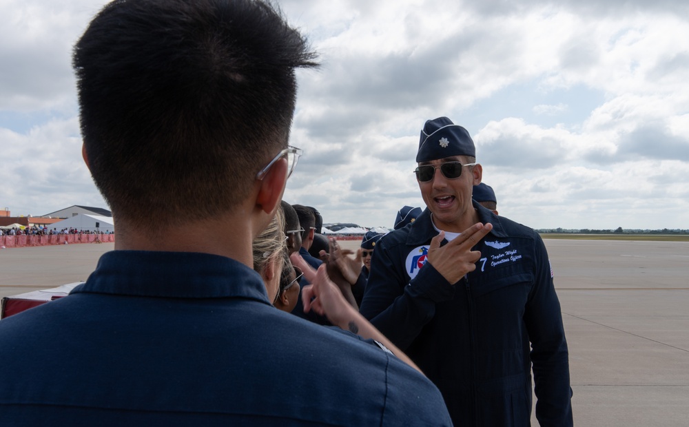 USAFADS perform at the Sound of Speed Airshow 2024