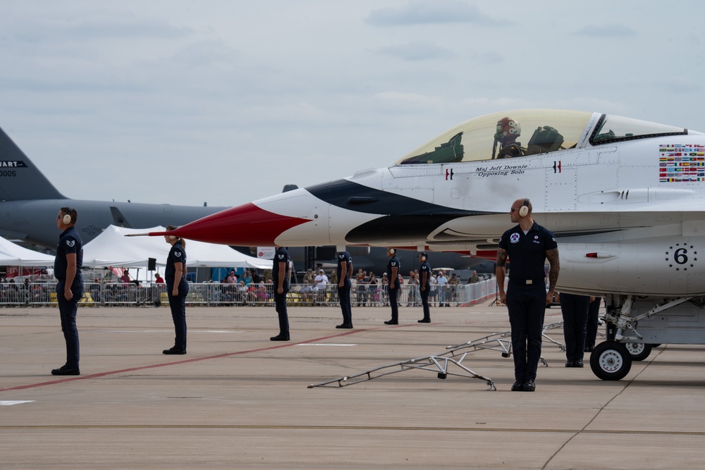 USAFADS perform at the Sound of Speed Airshow 2024