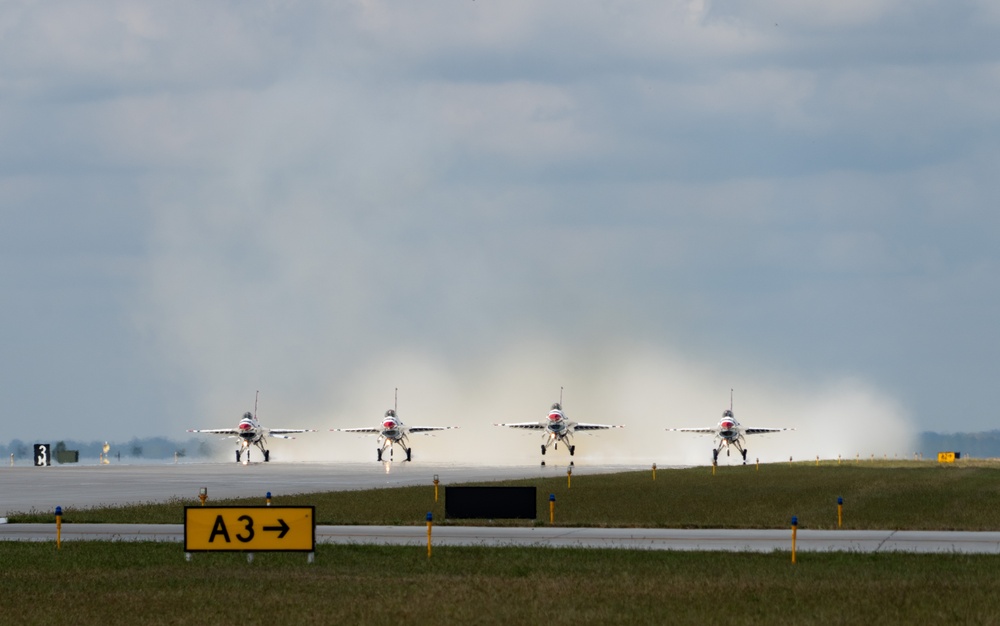 USAFADS perform at the Sound of Speed Airshow 2024