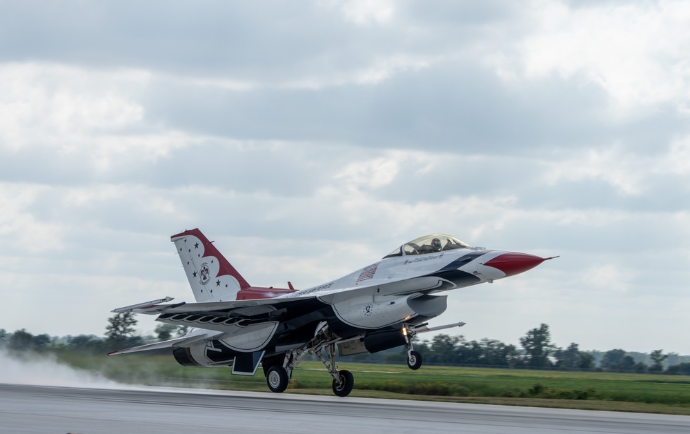 USAFADS perform at the Sound of Speed Airshow 2024