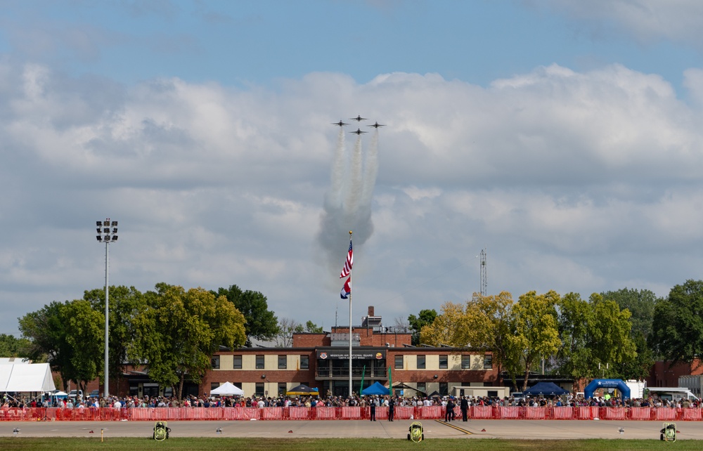 USAFADS perform at the Sound of Speed Airshow 2024