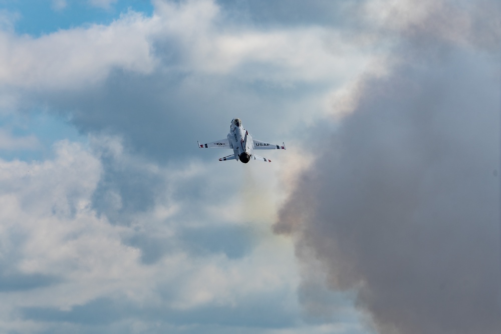 USAFADS perform at the Sound of Speed Airshow 2024