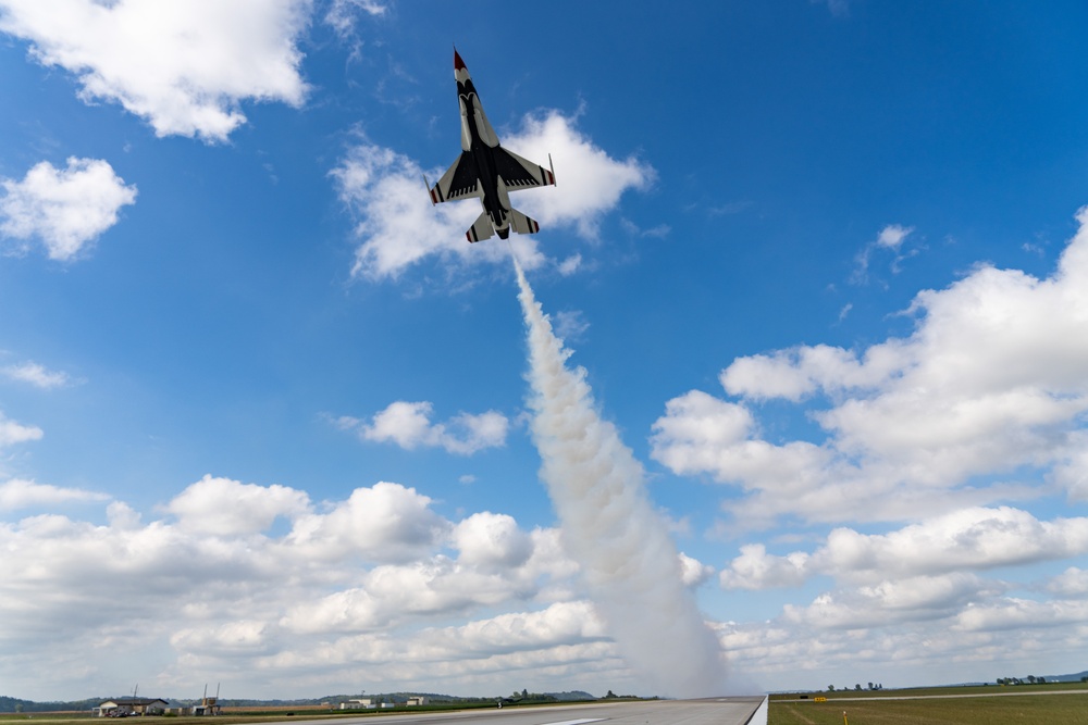 USAFADS perform at the Sound of Speed Airshow 2024