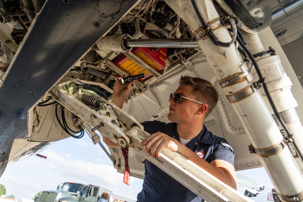 USAFADS perform at the Sound of Speed Airshow 2024