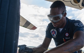 USAFADS perform at the Sound of Speed Airshow 2024