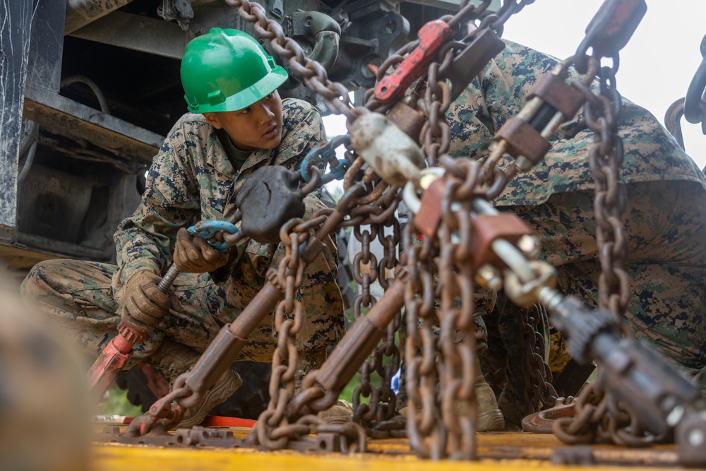 Combat Logistics Battalion 26 Conducts Railhead Operations Group Training Course