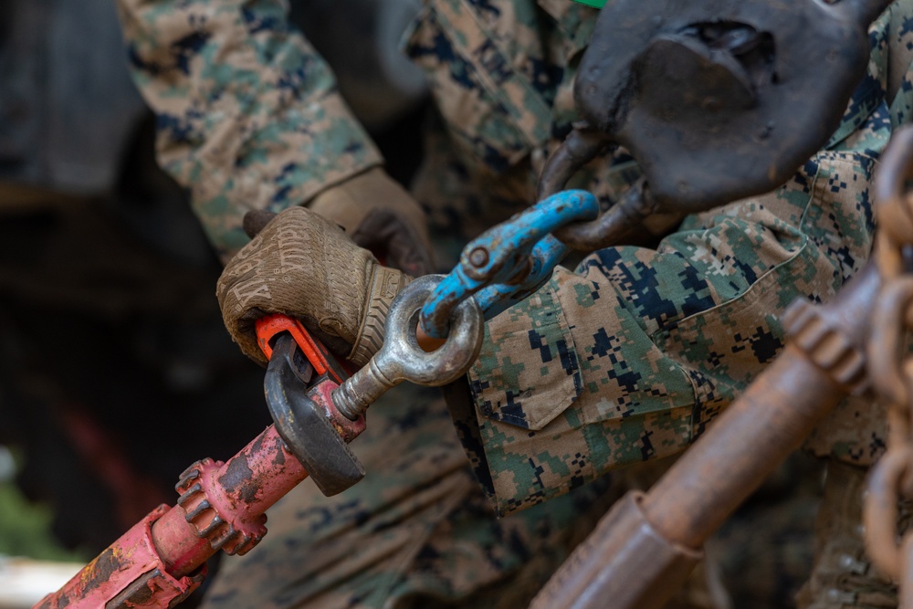 Combat Logistics Battalion 26 Conducts Railhead Operations Group Training Course