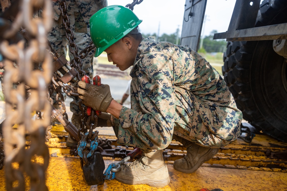 Combat Logistics Battalion 26 Conducts Railhead Operations Group Training Course