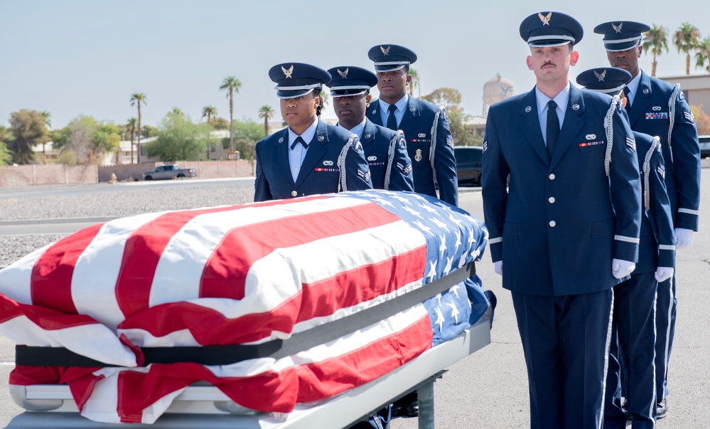 Nellis graduates newest Honor Guard team