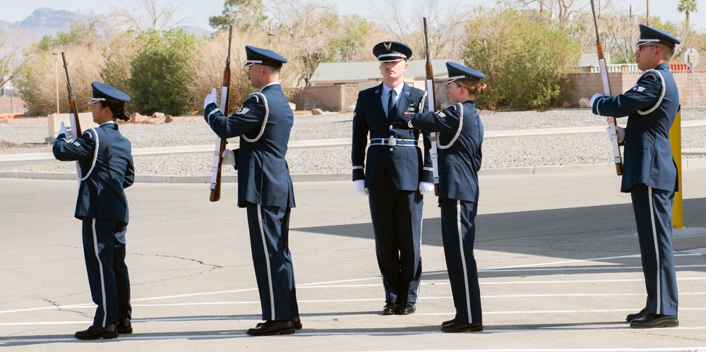 Nellis graduates newest Honor Guard team