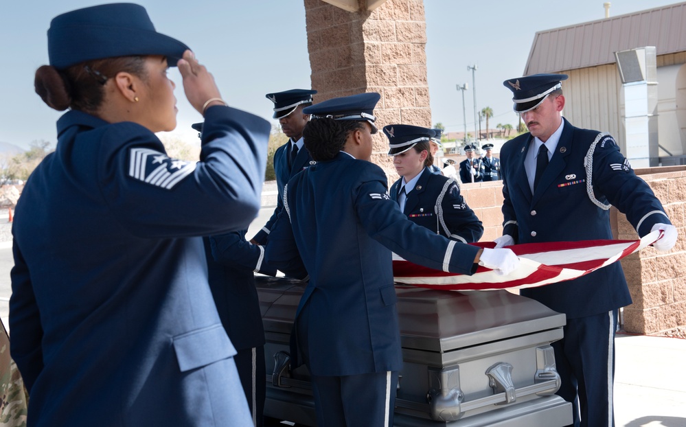 Nellis graduates newest Honor Guard team