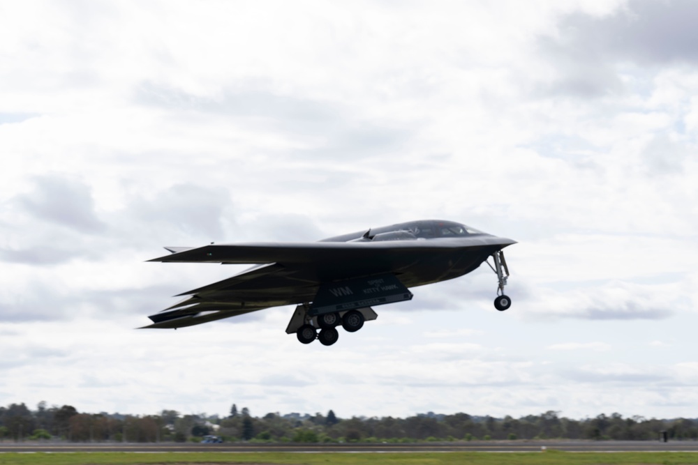 B-2's takeoff for final BTF Pacific missions